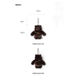 Black Myth Wukong Black Tiger Vanguard Black Bear Guai Plush Pendant Decorative Doll